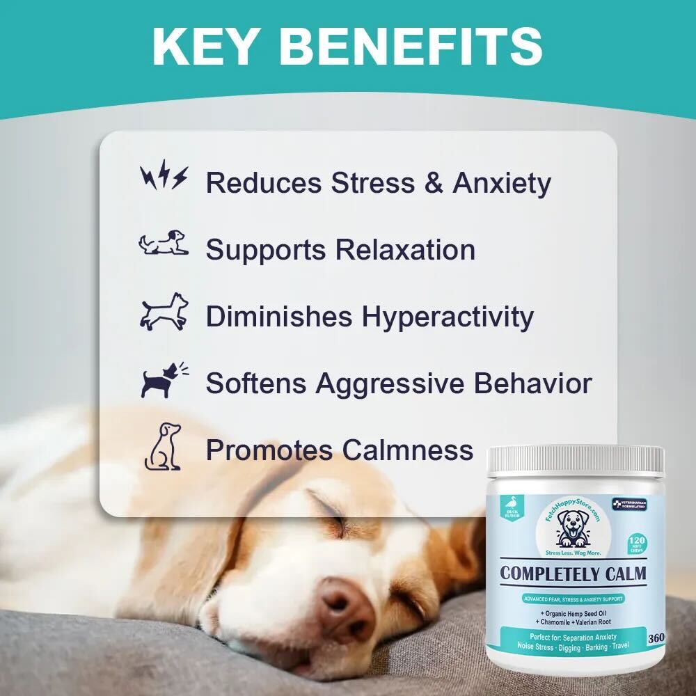 Completely Calm - 7 in 1 - No CBD Advanced Formula for Fear, Anxiety & Stress