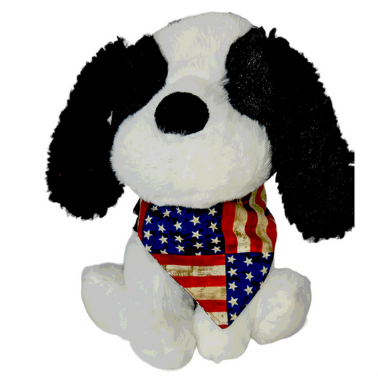 Stars & Stripes  SM / Reversible Snap-On Dog Bandana