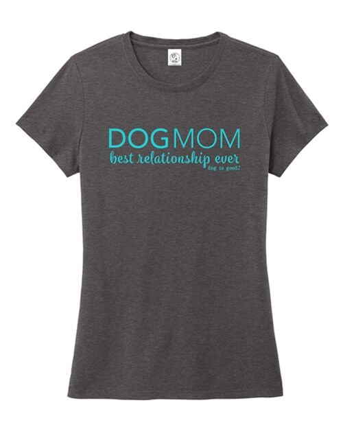 T-Shirt Dog Mom (Heather Charcoal)